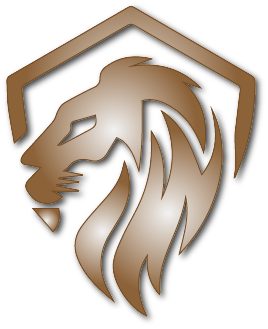 Bronze lion head